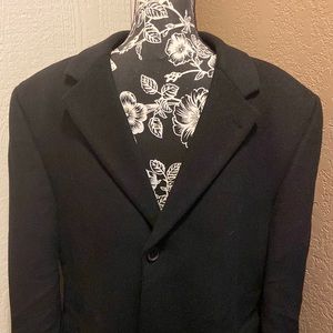 Calvin Klein 44” length wool overcoat size 40R